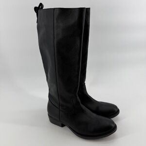 Zigi Soho Layla Boots‎ Black Leather womens size 8.5 Lavorazione Artigiana